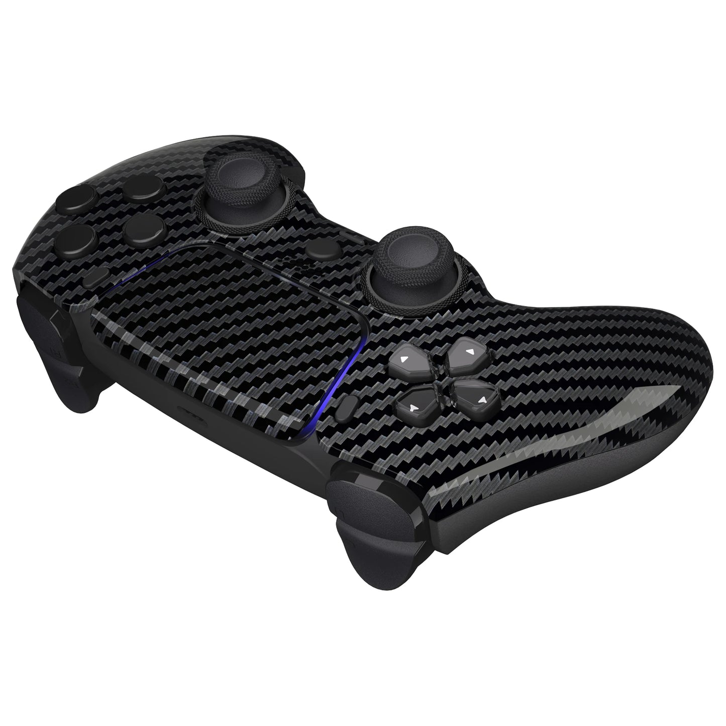 eXtremeRate LUNA Redesigned Shell Touchpad for ps5 Controller BDM-010/020/030/040/050 - Graphite Carbon