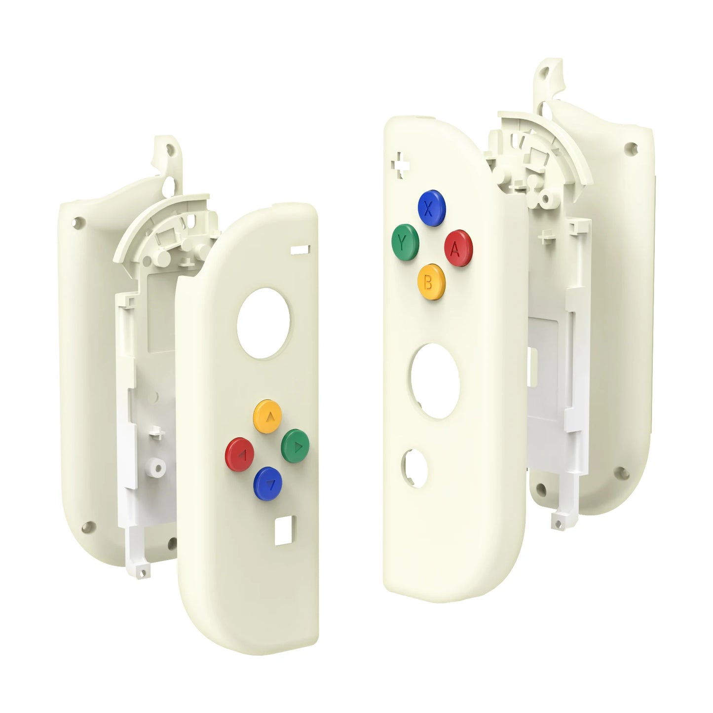 eXtremeRate DIY Replacement Shell Case for NS Switch & OLED JoyCon - Light Cream