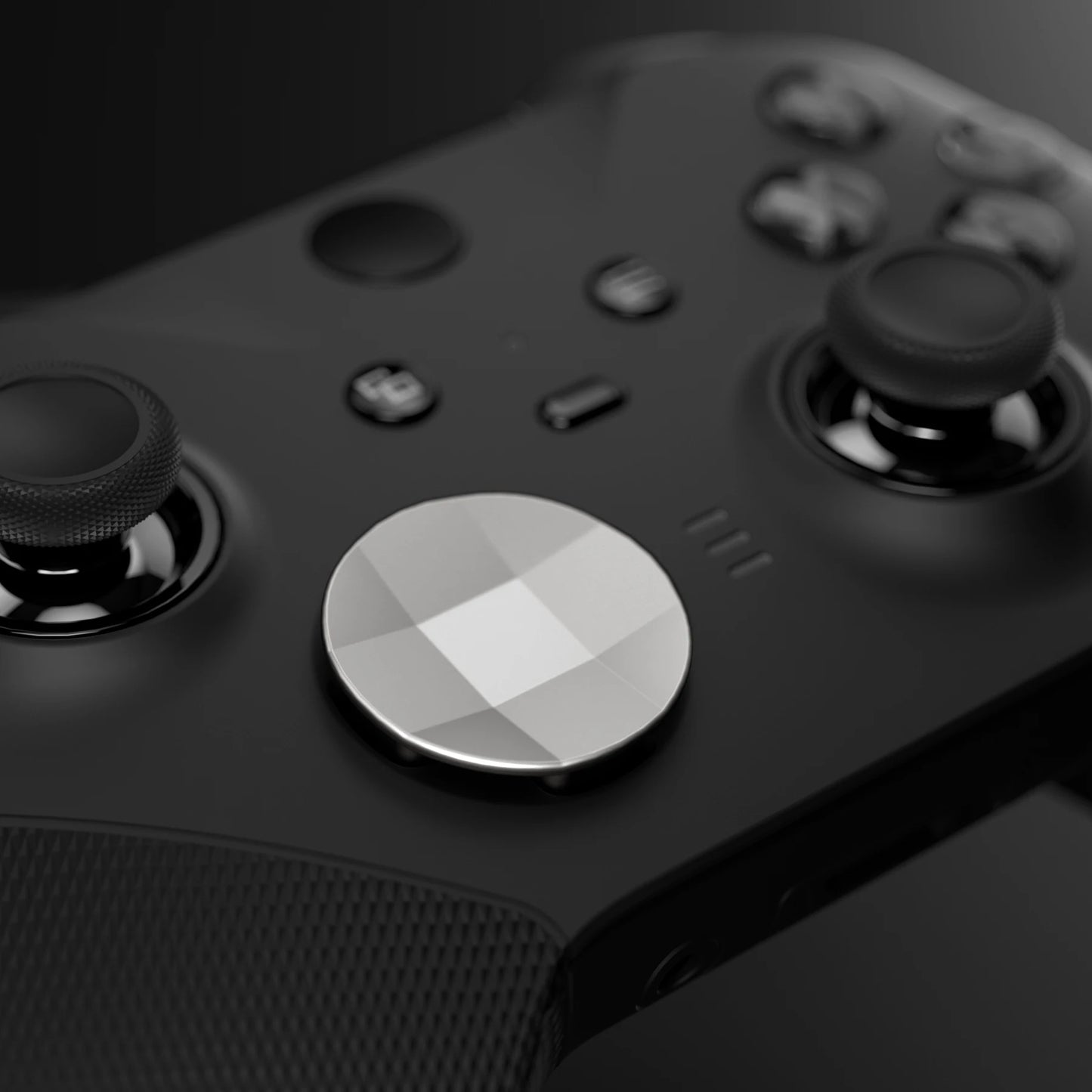 eXtremeRate Replacement Parts Directional Pad Button Kits for Xbox Elite 1/2 Controller, 2 pcs Magnetic Stainless Steel D-Pads