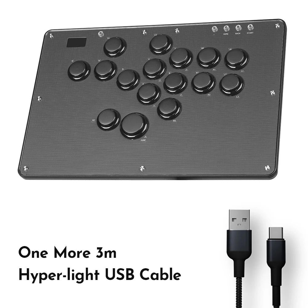 Haute42 U16 Arcade Leverless Controller for PC/PS5/PS4/Switch