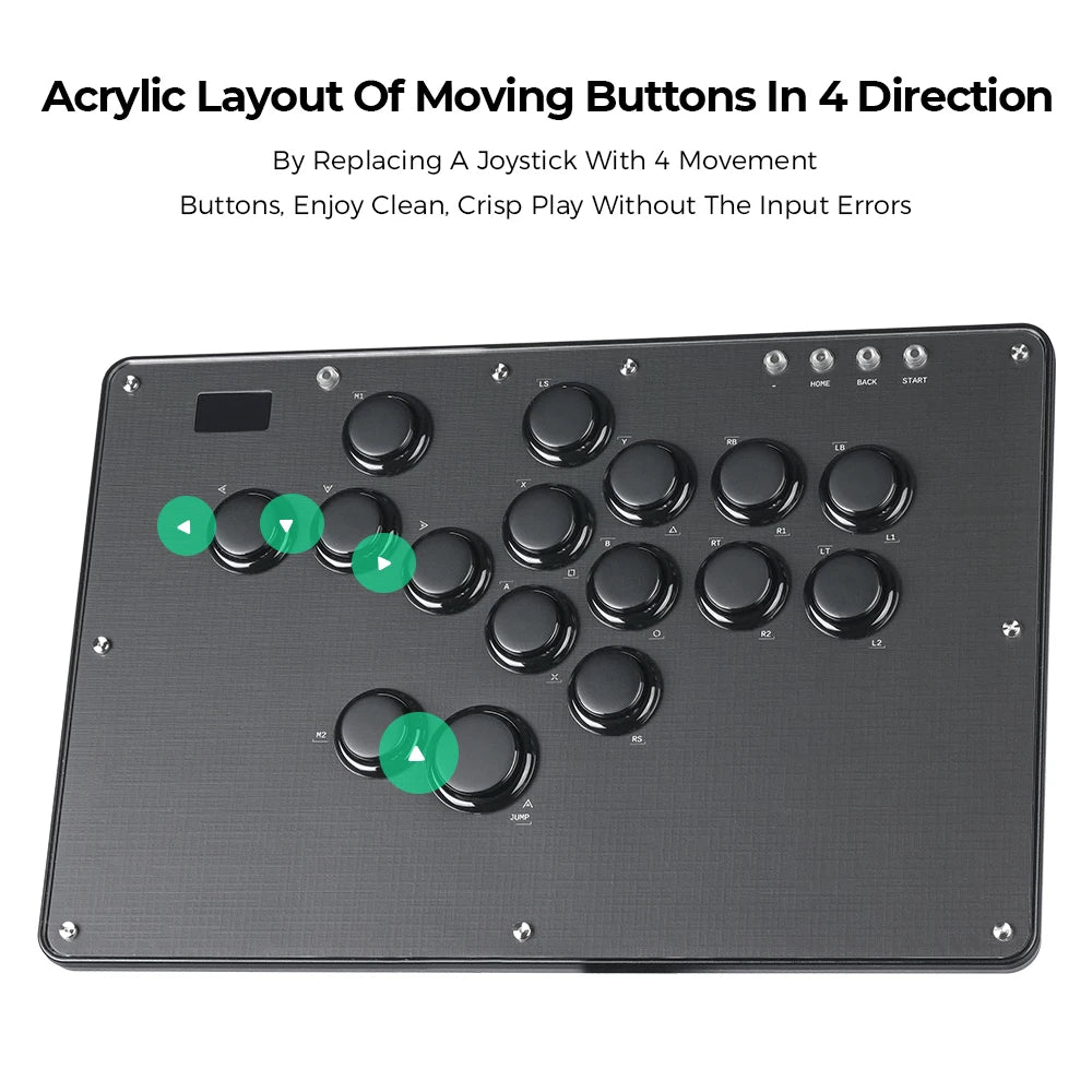 Haute42 U16 Arcade Leverless Controller for PC/PS5/PS4/Switch