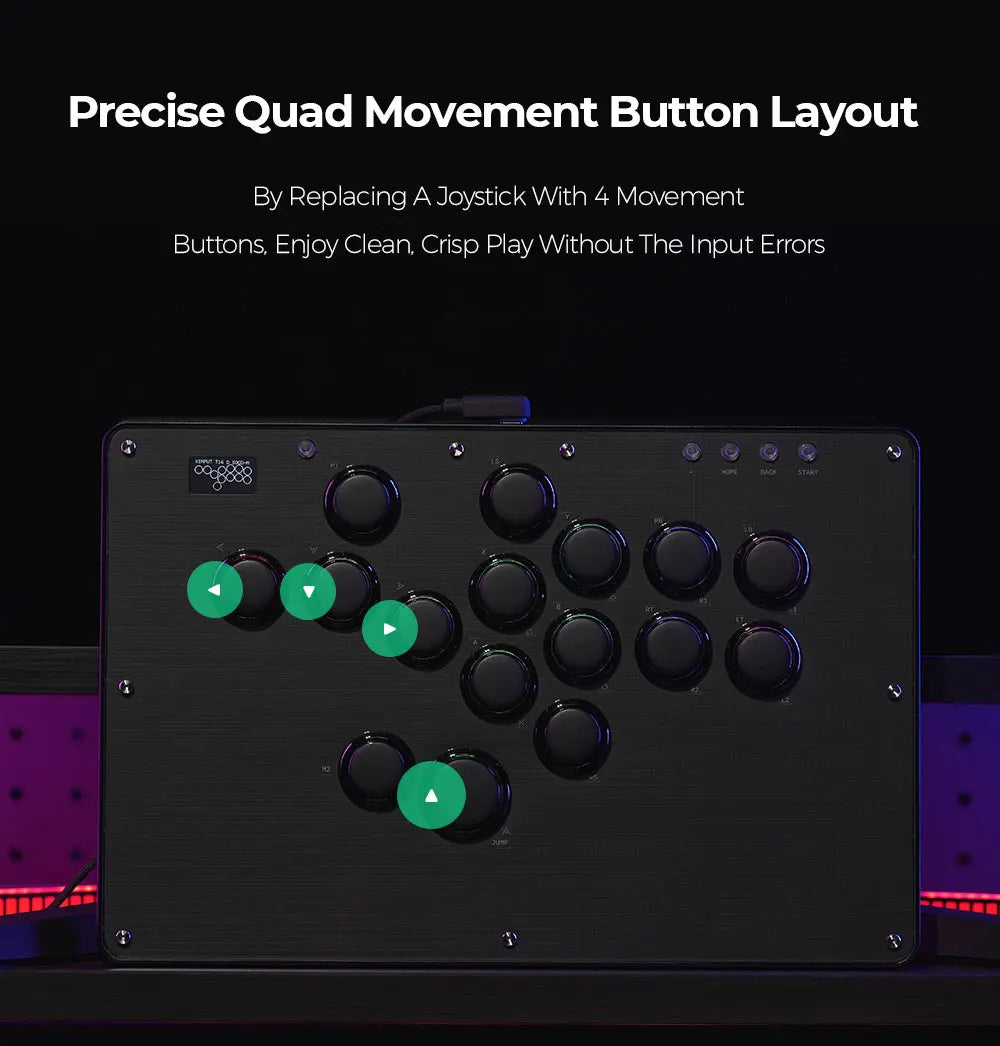 Haute42 U16 Arcade Leverless Controller for PC/PS5/PS4/Switch
