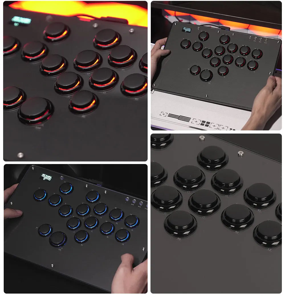 Haute42 U16 Arcade Leverless Controller for PC/PS5/PS4/Switch