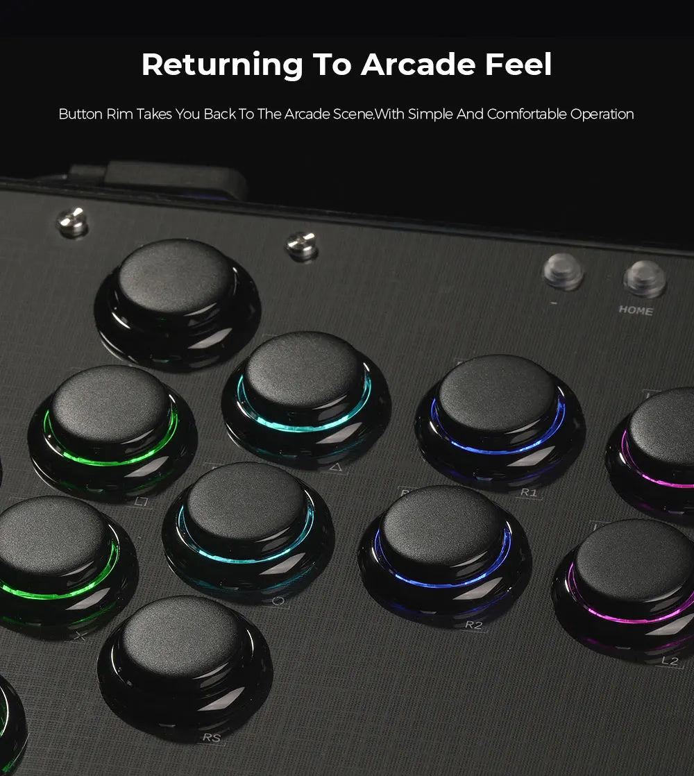 Haute42 U16 Arcade Leverless Controller for PC/PS5/PS4/Switch