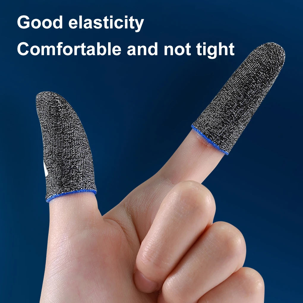 10pcs Mobile Game Fingertip Gloves/Sleeves for Mobile Gamer Sweatproof/Anti-slip/Touch Screen