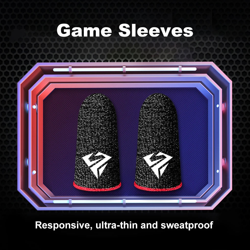 10pcs Mobile Game Fingertip Gloves/Sleeves for Mobile Gamer Sweatproof/Anti-slip/Touch Screen