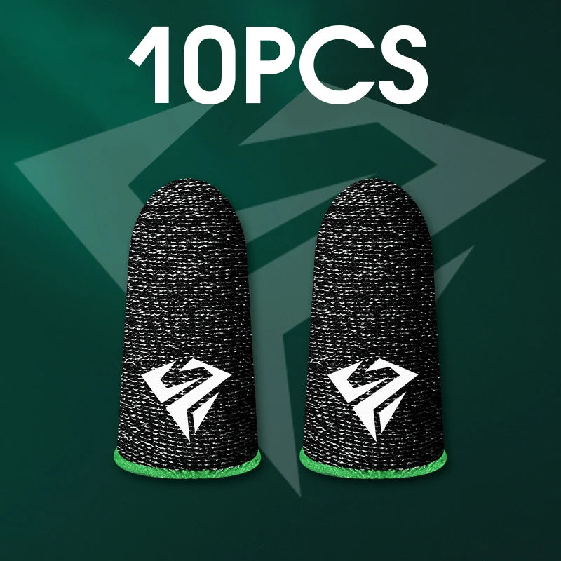 10pcs Mobile Game Fingertip Gloves/Sleeves for Mobile Gamer Sweatproof/Anti-slip/Touch Screen