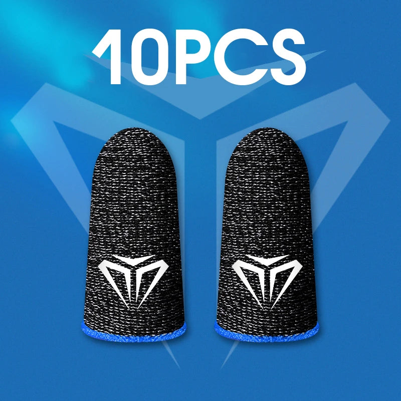 10pcs Mobile Game Fingertip Gloves/Sleeves for Mobile Gamer Sweatproof/Anti-slip/Touch Screen