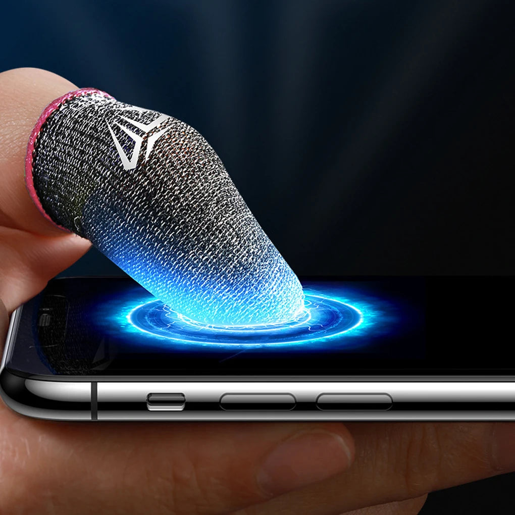 10pcs Mobile Game Fingertip Gloves/Sleeves for Mobile Gamer Sweatproof/Anti-slip/Touch Screen