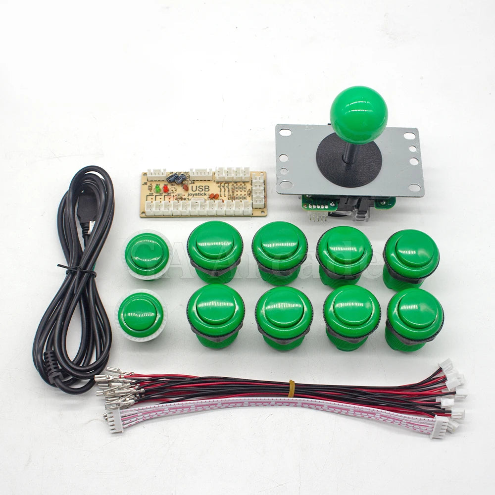 Built-in Push Button & Joystick for Arcade DIY Kit