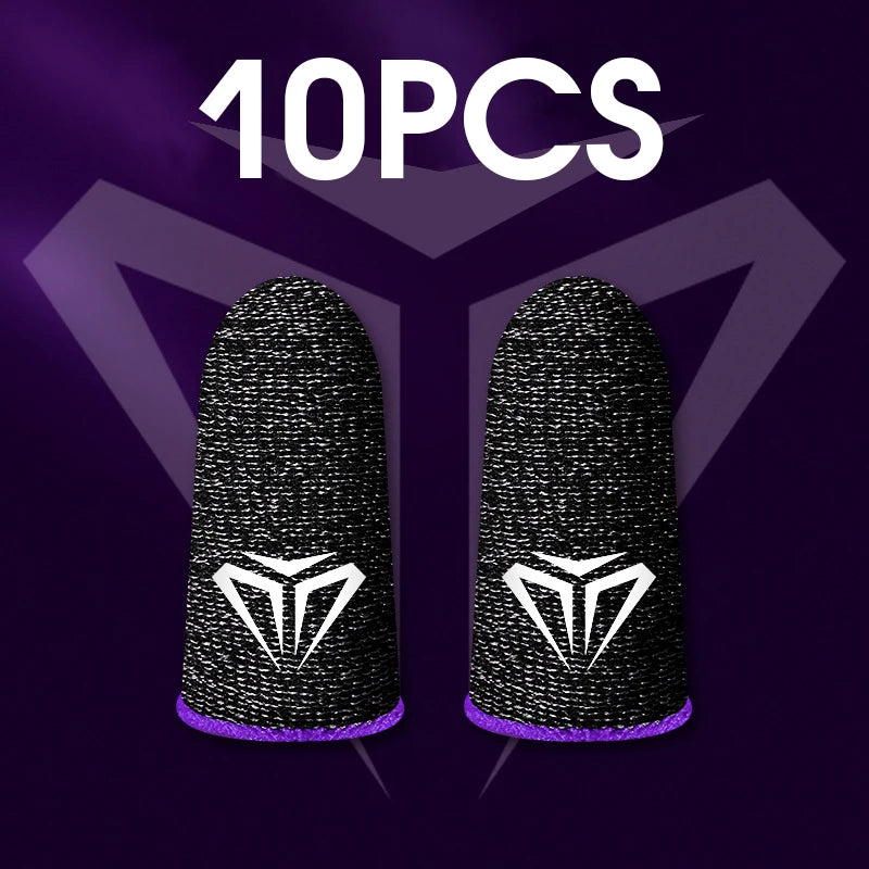 10pcs Mobile Game Fingertip Gloves/Sleeves for Mobile Gamer Sweatproof/Anti-slip/Touch Screen