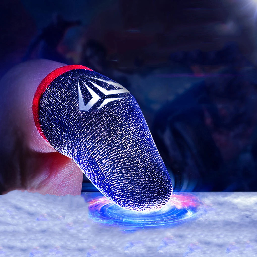 10pcs Mobile Game Fingertip Gloves/Sleeves for Mobile Gamer Sweatproof/Anti-slip/Touch Screen