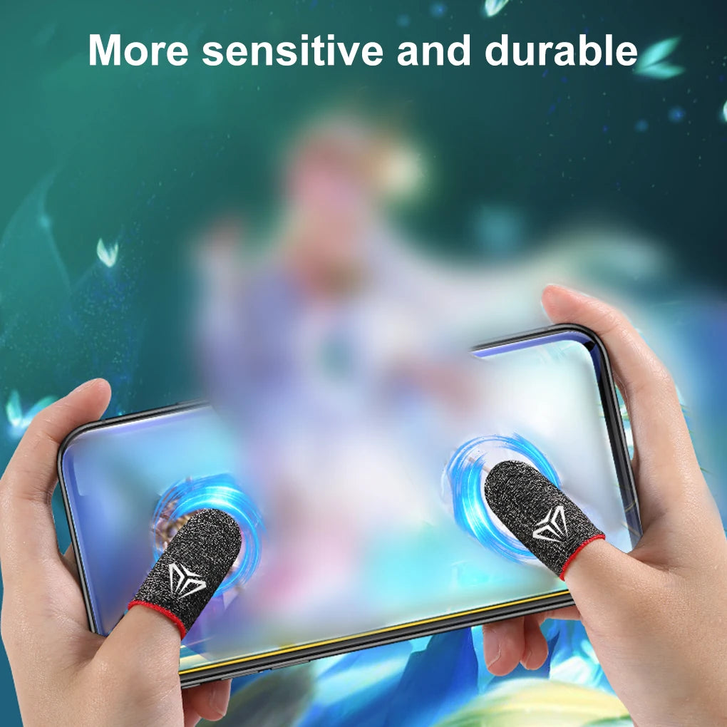 10pcs Mobile Game Fingertip Gloves/Sleeves for Mobile Gamer Sweatproof/Anti-slip/Touch Screen