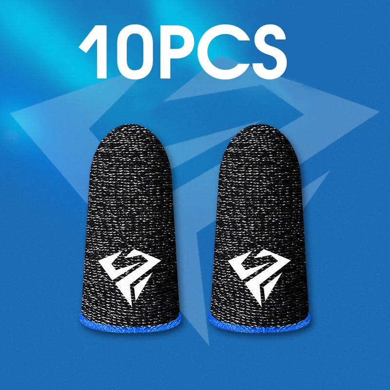 10pcs Mobile Game Fingertip Gloves/Sleeves for Mobile Gamer Sweatproof/Anti-slip/Touch Screen