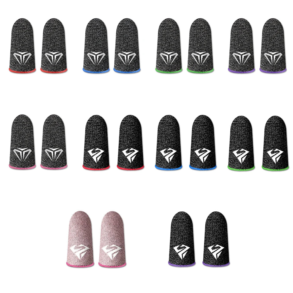 10pcs Mobile Game Fingertip Gloves/Sleeves for Mobile Gamer Sweatproof/Anti-slip/Touch Screen