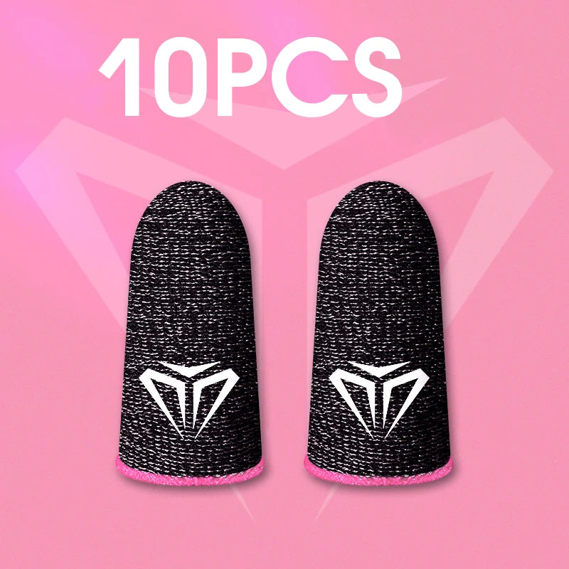 10pcs Mobile Game Fingertip Gloves/Sleeves for Mobile Gamer Sweatproof/Anti-slip/Touch Screen