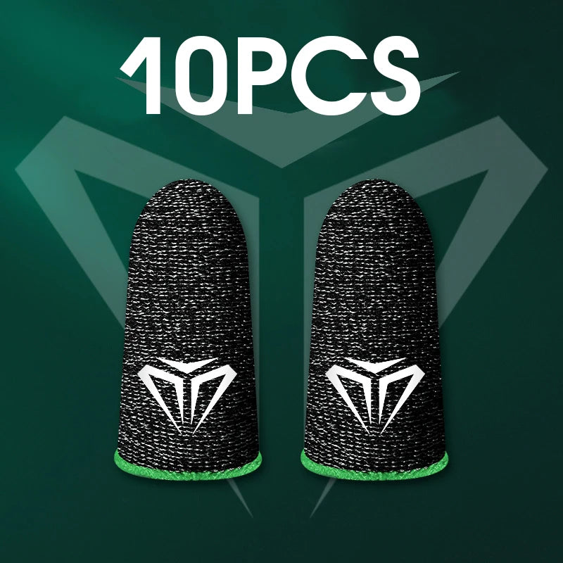 10pcs Mobile Game Fingertip Gloves/Sleeves for Mobile Gamer Sweatproof/Anti-slip/Touch Screen