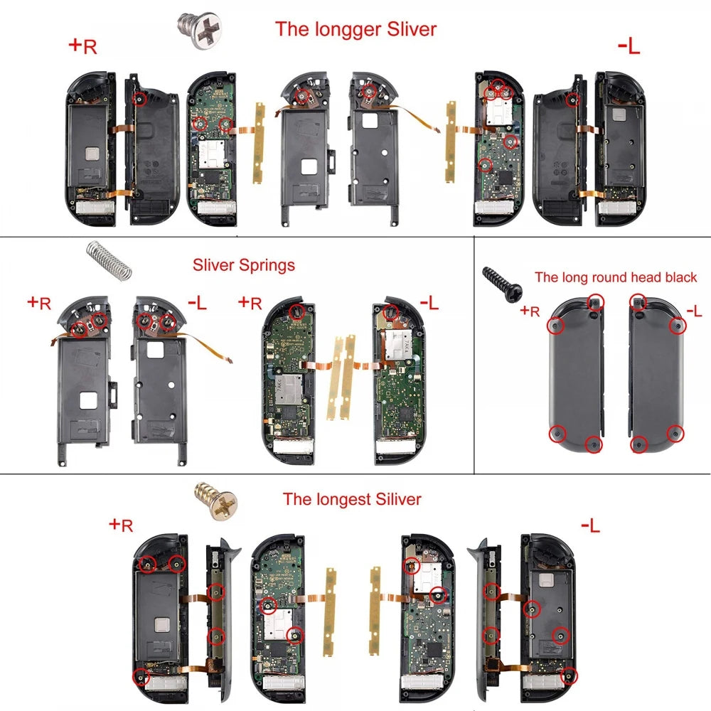eXtremeRate Custom Patterned Console Back Plate Housing Shell with Full Set Buttons for Nintendo Switch