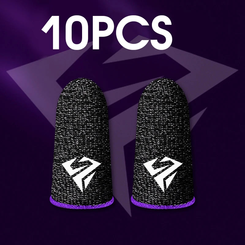10pcs Mobile Game Fingertip Gloves/Sleeves for Mobile Gamer Sweatproof/Anti-slip/Touch Screen