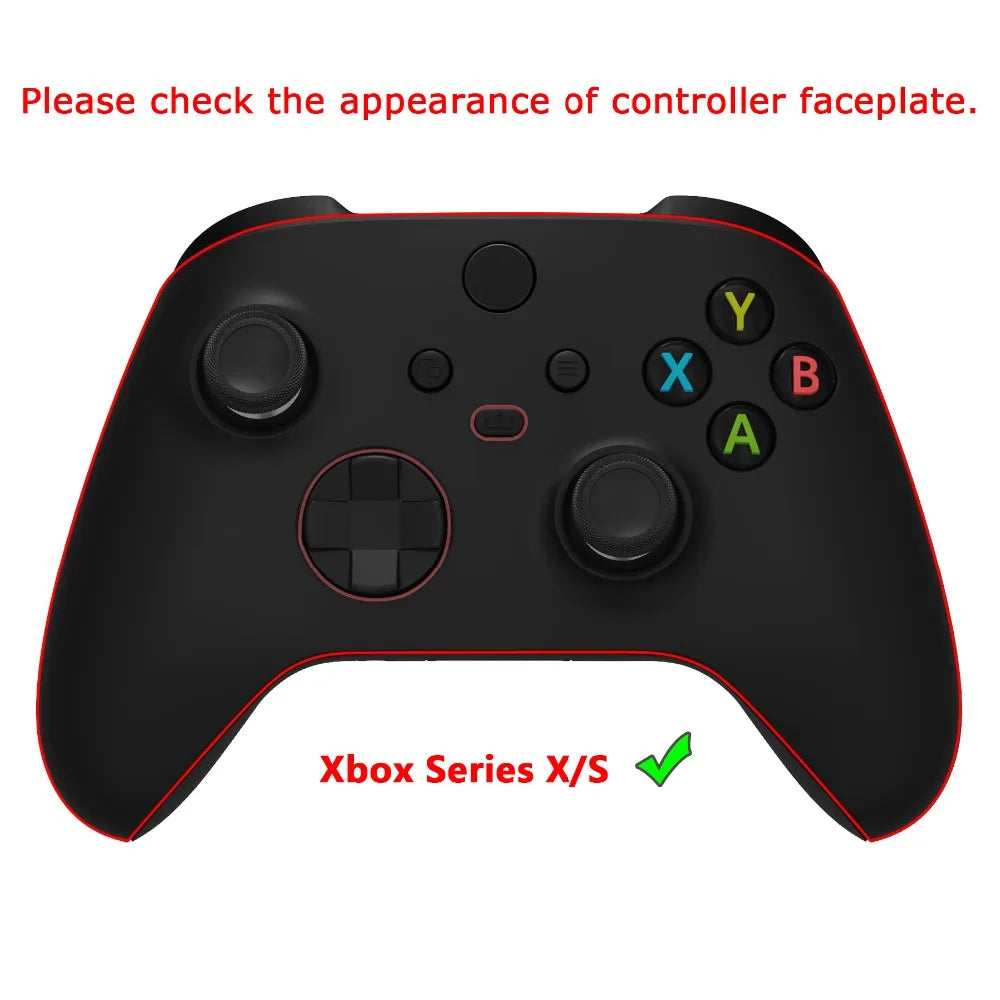 eXtremeRate Replacement Front Housing Shell Custom Cover Faceplate for Xbox Core Wireless ( Xbox Series X/S ) Controller