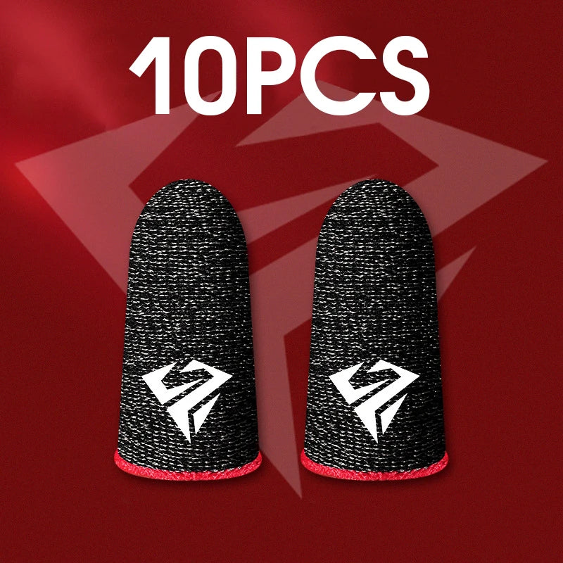 10pcs Mobile Game Fingertip Gloves/Sleeves for Mobile Gamer Sweatproof/Anti-slip/Touch Screen