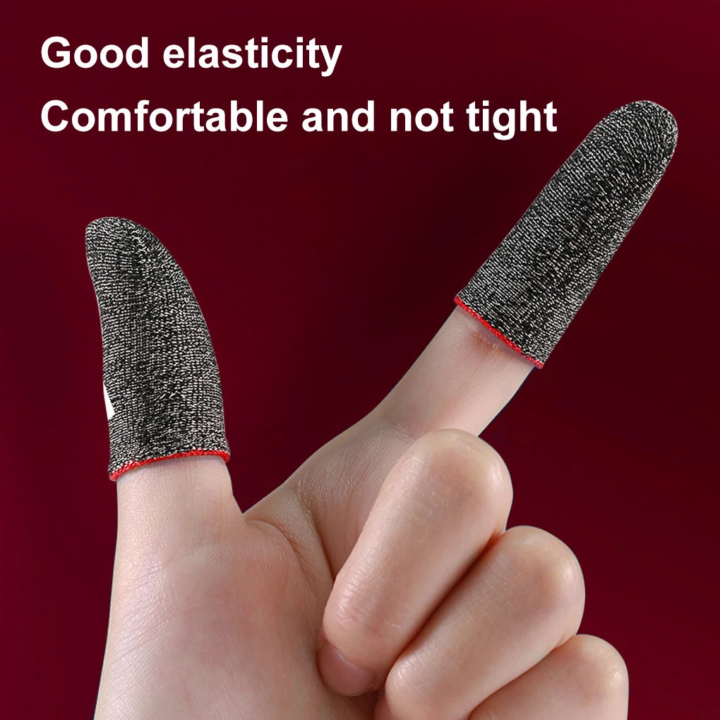 10pcs Mobile Game Fingertip Gloves/Sleeves for Mobile Gamer Sweatproof/Anti-slip/Touch Screen