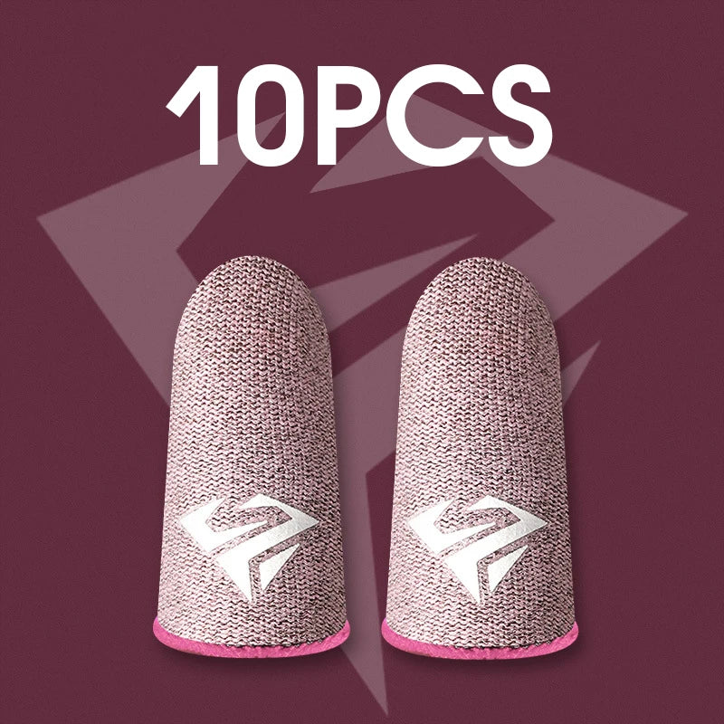 10pcs Mobile Game Fingertip Gloves/Sleeves for Mobile Gamer Sweatproof/Anti-slip/Touch Screen