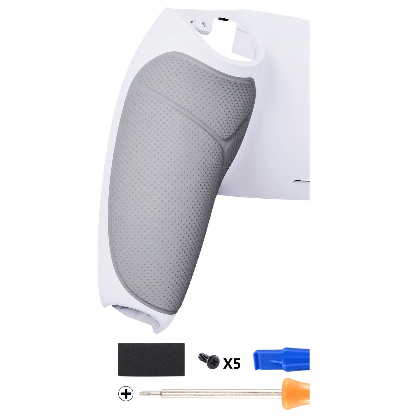 eXtremeRate Replacement Back Housing Bottom Shell Compatible with ps5 Controller BDM-010/020/030/040/050