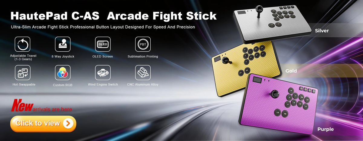 Haute42 Magnetic C-AT Leverless Controller For PC/PS5/PS4