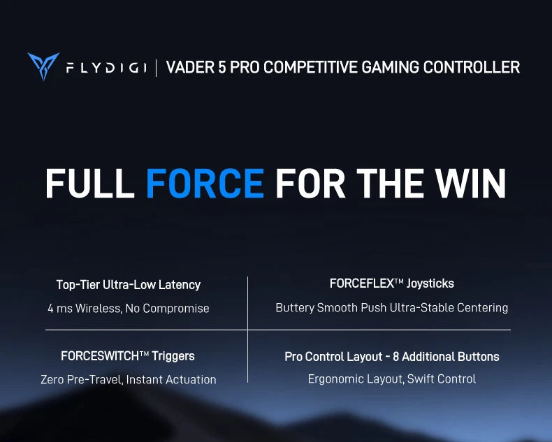 Flydigi Vader 5 Pro Gaming Controller for PC/Switch/iOS/Android