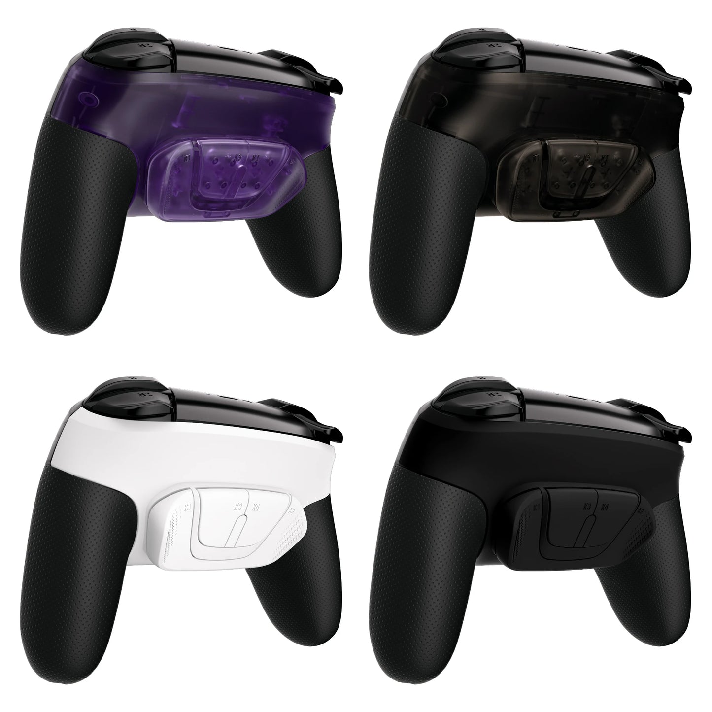 eXtremeRate Programable RISE4 Remap Kit for Nintendo Switch Pro Controller, Upgrade Board Back Shell & Back Buttons - 4 colors