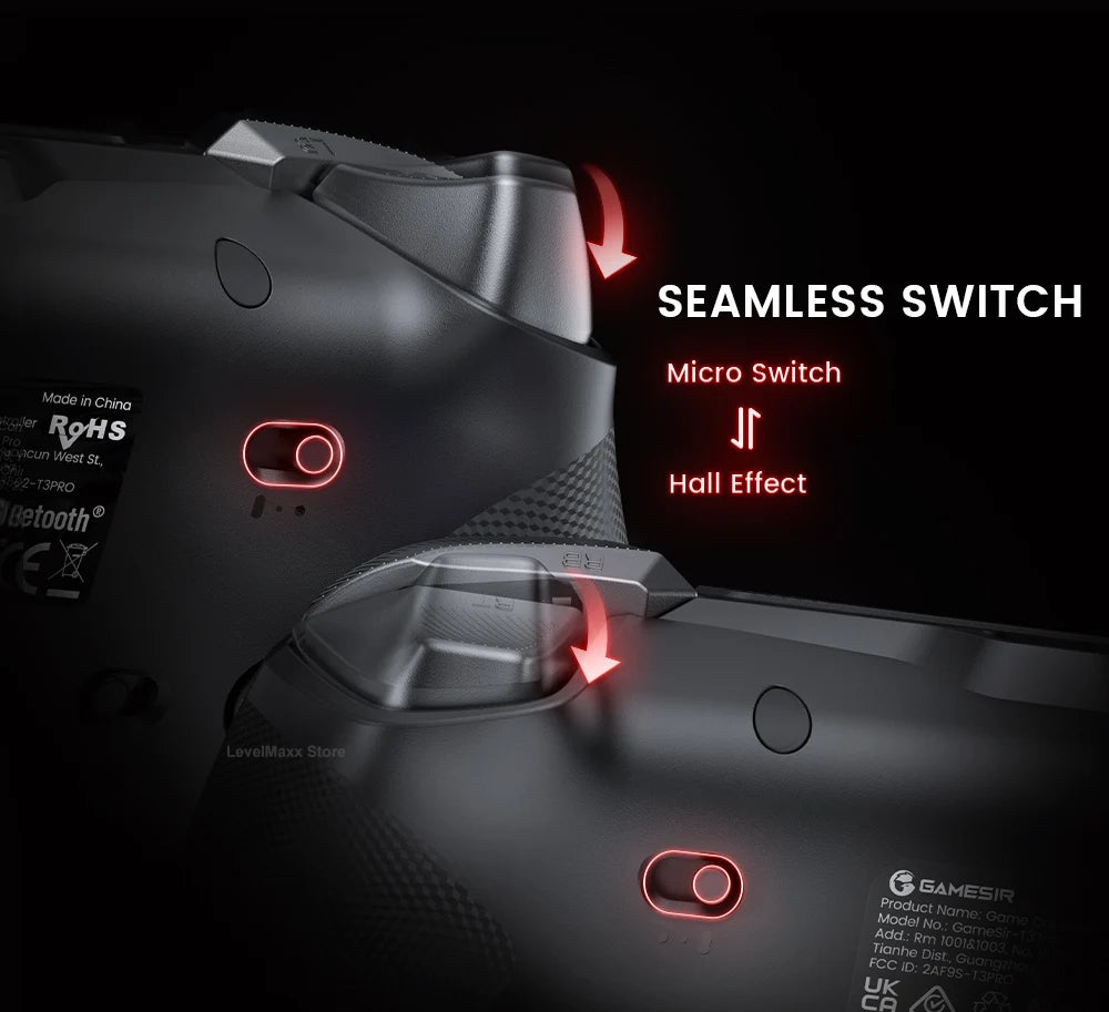 GameSir Tarantula Pro T3 Wireless Gaming Controller for PC/Switch/IOS/Android