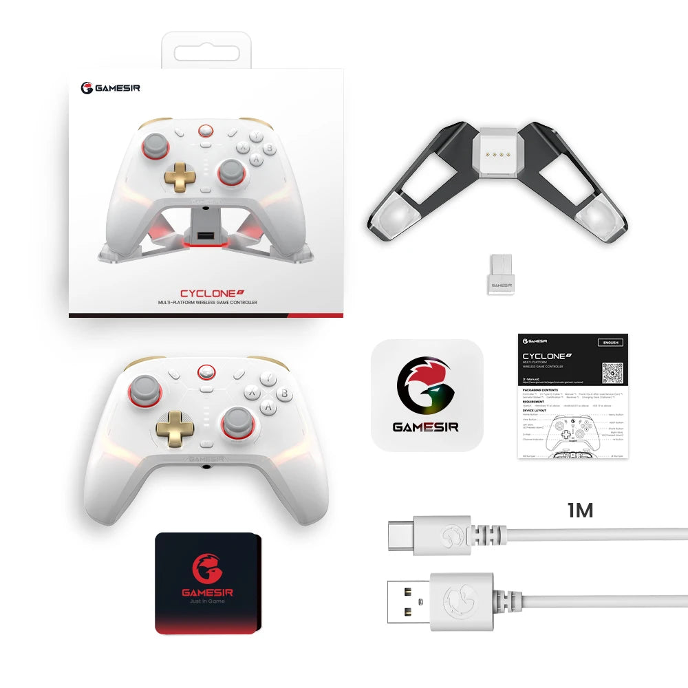 GameSir Cyclone 2 Wireless Gaming Controller for PC/Switch/iOS/Android