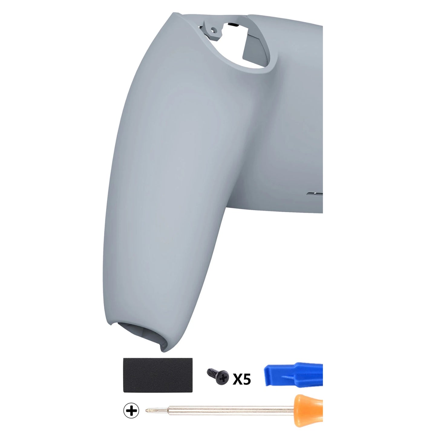 eXtremeRate Replacement Back Housing Bottom Shell Compatible with ps5 Controller BDM-010/020/030/040/050