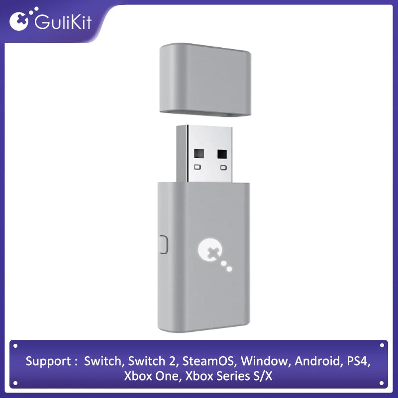 Gulikit NS36 Goku 2 Wireless Controller Adapter Receiver for PC/Xbox Series S/X/Xbox One/Switch 1&2