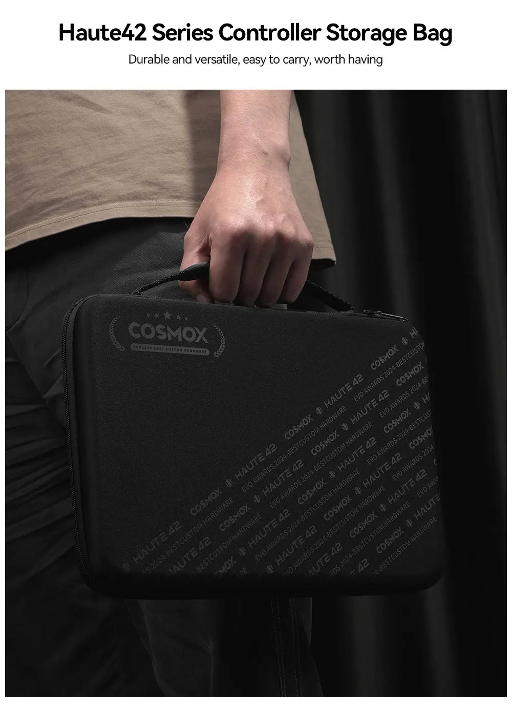 Haute42 Protective Carrying Bag Case For Hitbox Leverless Controller Storage Bag