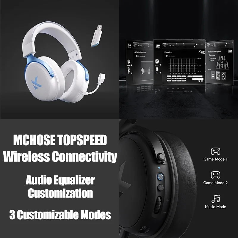MCHOSE V9 Pro E-Sports Wireless Gaming Headset
