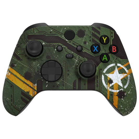 eXtremeRate Replacement Front Housing Shell for Xbox Series X & S Controller - Army Mecha