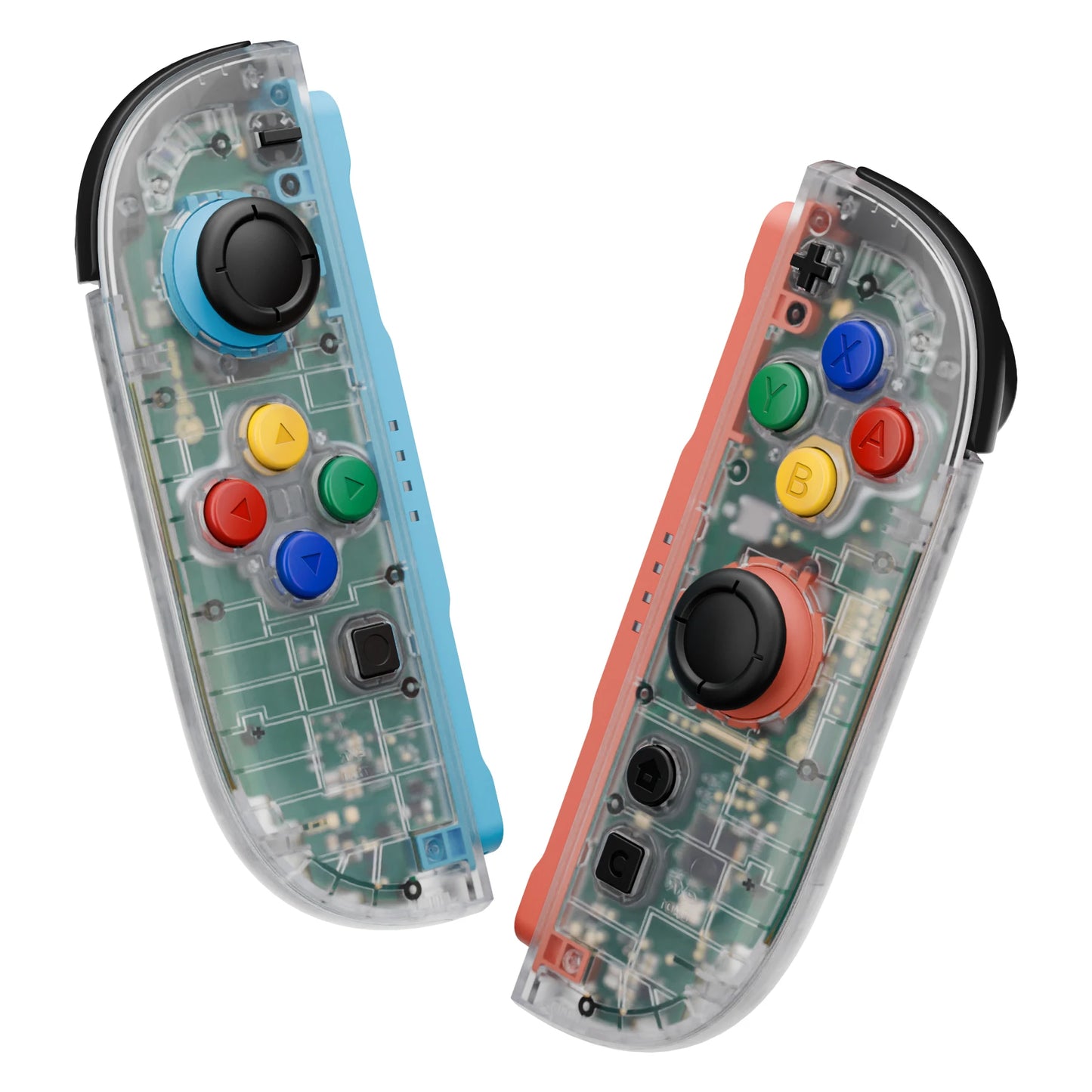 eXtremeRate Essence Version Replacement Shell Buttons for Joycon 2 for Nintendo Switch 2 - Glow in Dark - Green
