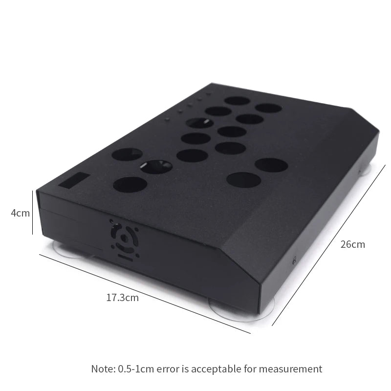 Empty Wood/Metal Box for Arcade Joystick/Lever DIY Kit