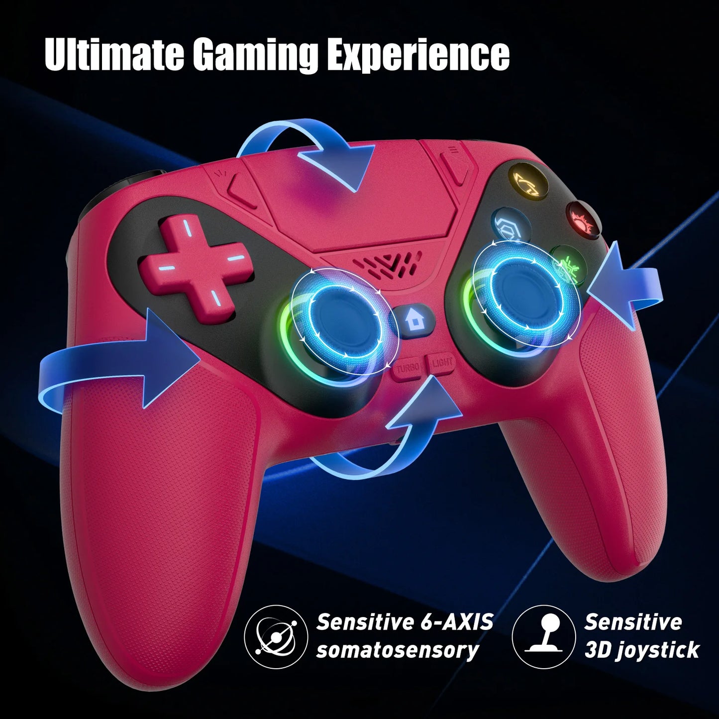 GAMROMBO Wireless Gaming Controller for PS5/PC