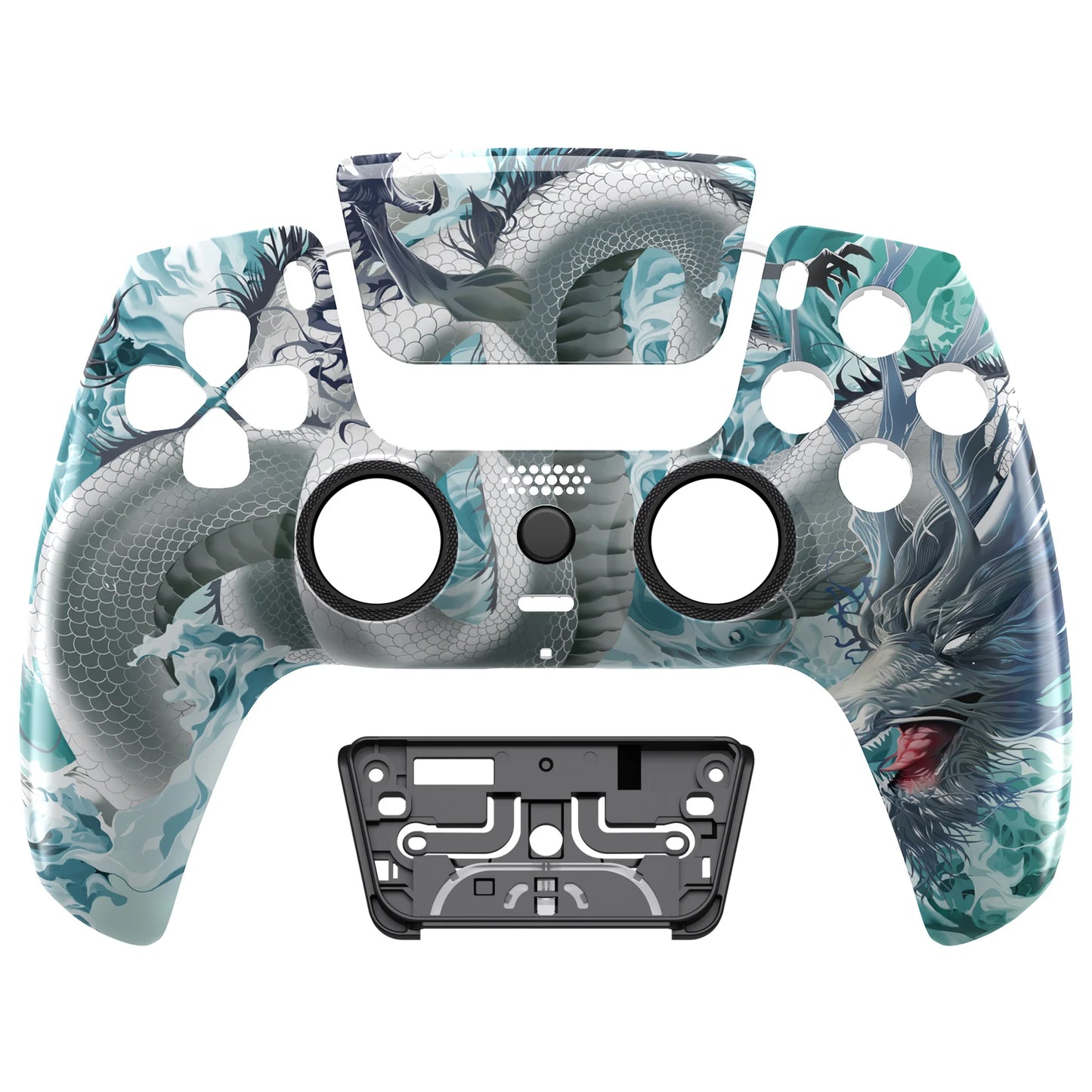 eXtremeRate LUNA Redesigned Replacement Front Shell Touchpad For ps5 Controller BDM-010/020/030/040/050