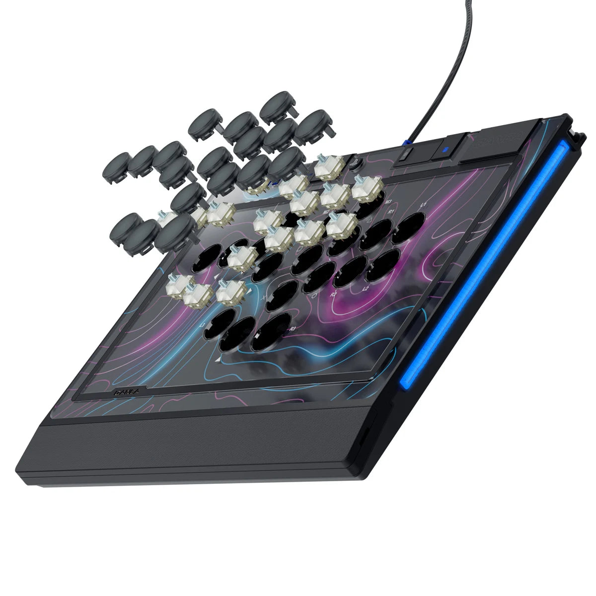 QANBA SAPPHIRE S1 Leverless Arcade Controller For PC/PS5/PS4