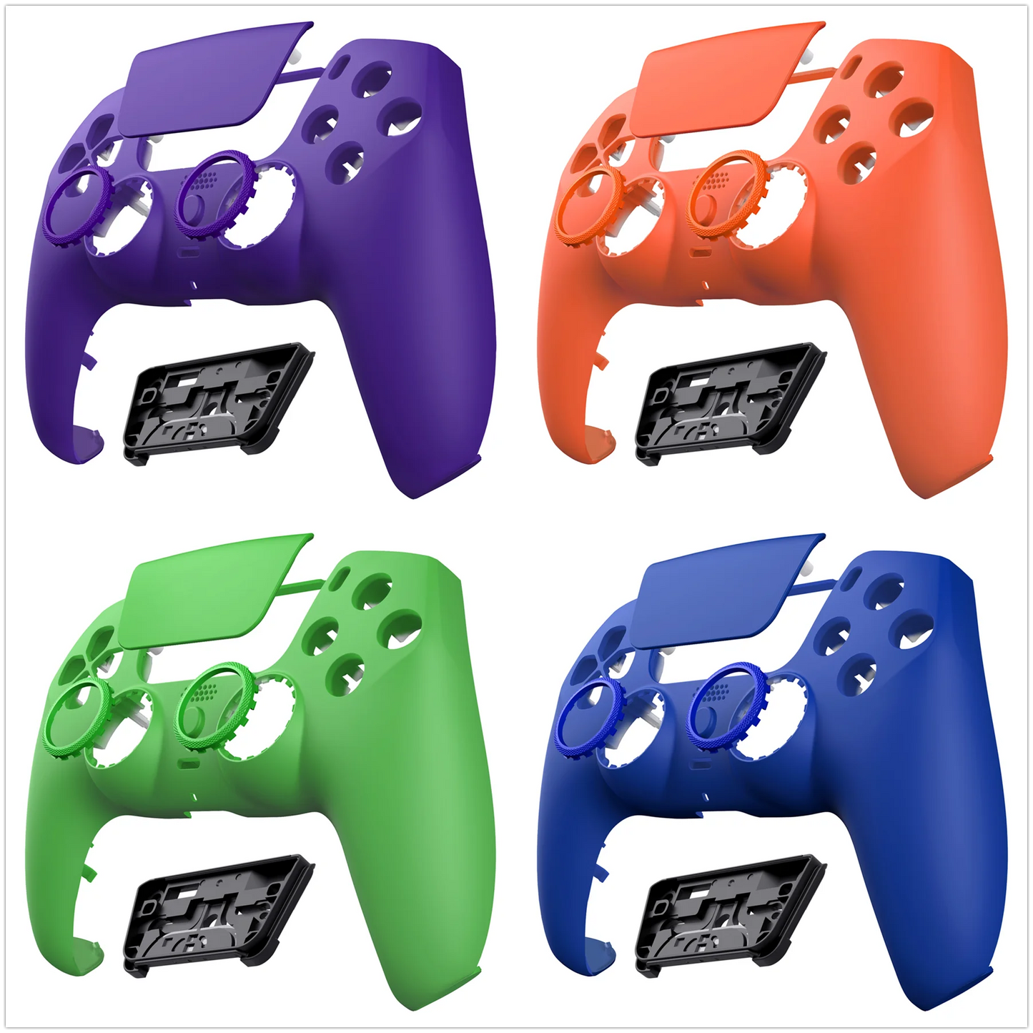 eXtremeRate LUNA Redesigned Replacement Front Shell Touchpad Compatible with ps5 Controller BDM-010/020/030/040/050
