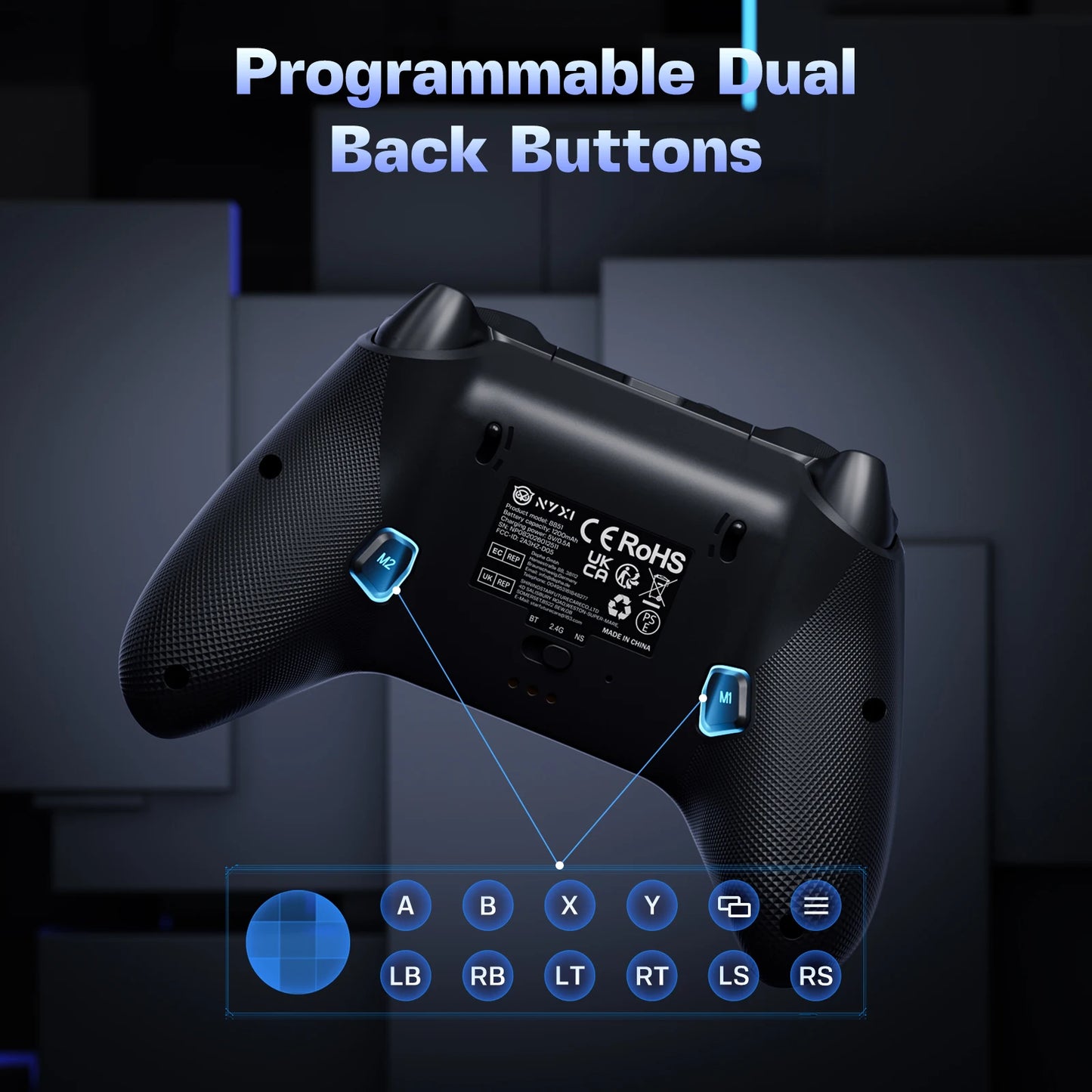 NYXI Imperial Wireless PC Gaming Controller for PC/Switch/Android
