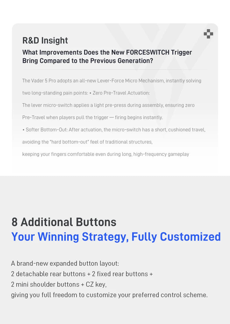 Flydigi Vader 5 Pro Gaming Controller for PC/Switch/iOS/Android