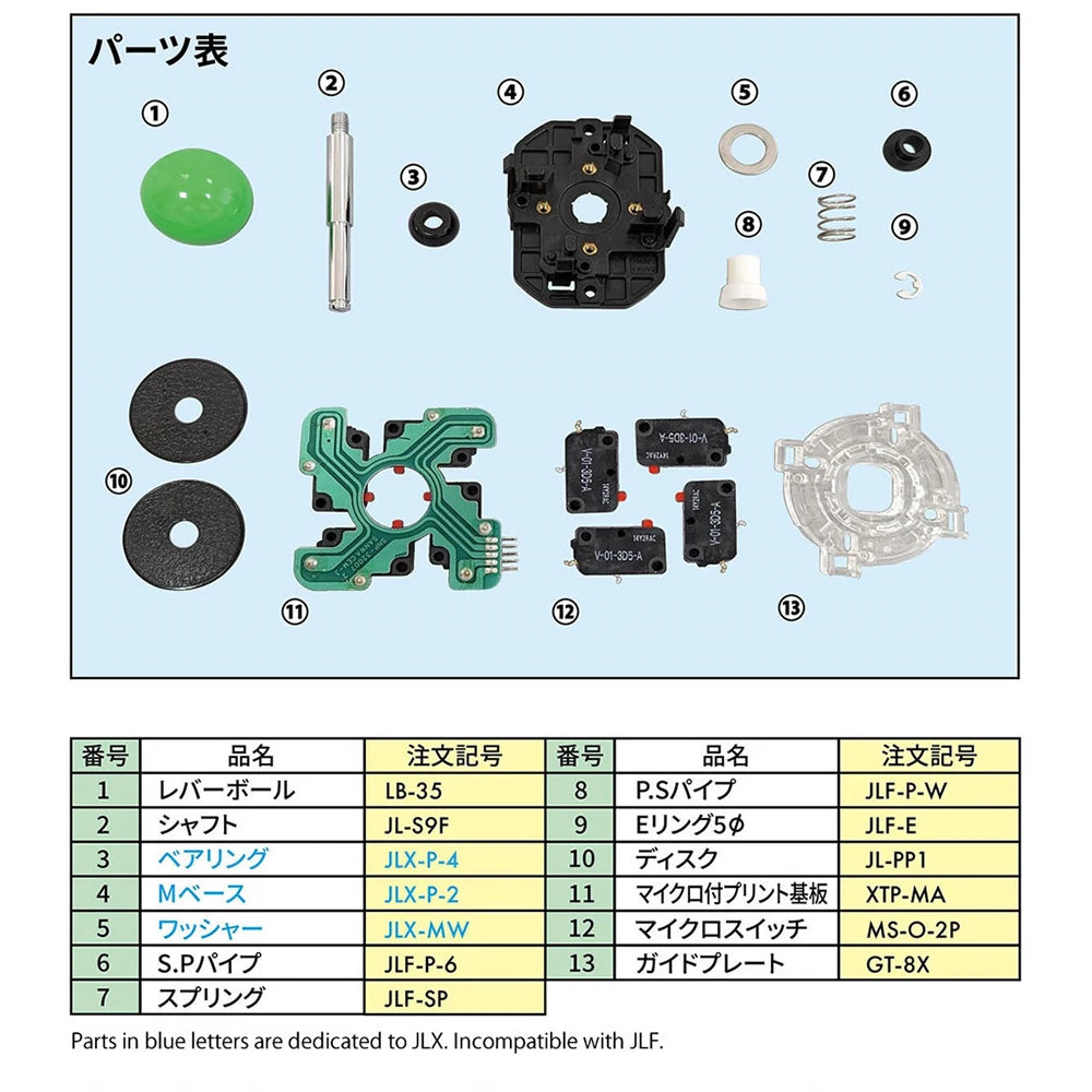 Sanwa JLX-TP-8YT Arcade Lever
