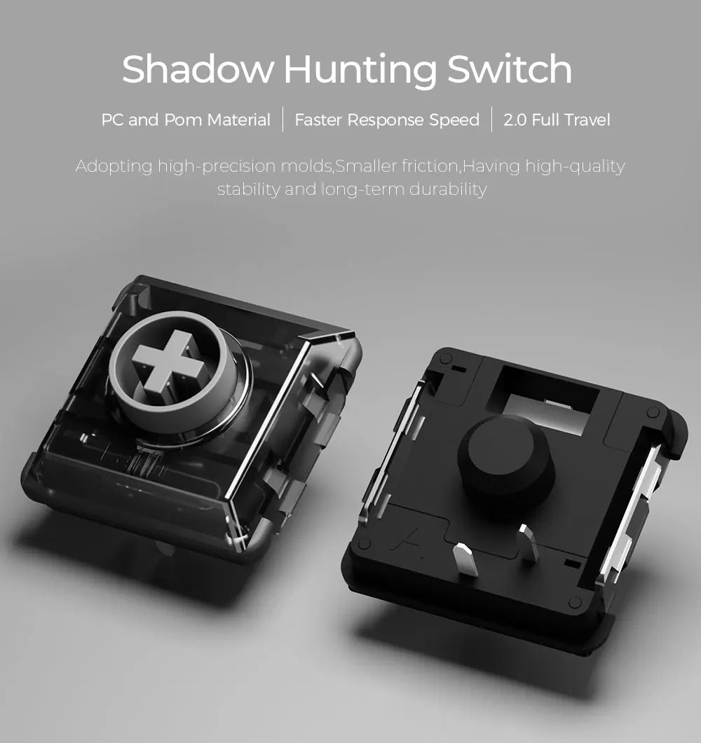 Haute42 Kailh Low Profile Shadow Hunting Switch For Hitbox Controller 20pcs
