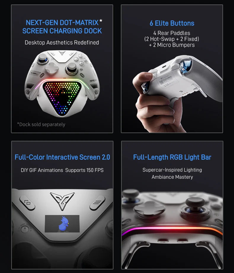 Flydigi Apex 5 Wireless Gaming Controller for PC/Switch/iOS/Android