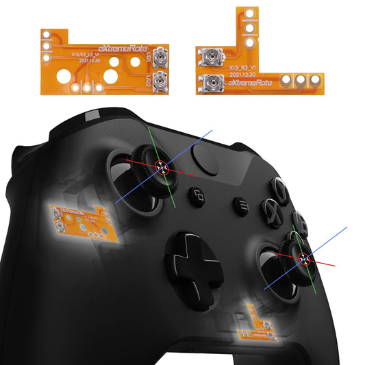 eXtremeRate Drifix Thumbsticks Drift Fix Repair Kit for Xbox One S & X Controller, Analog Stick Joystick Regulator Circuit Board